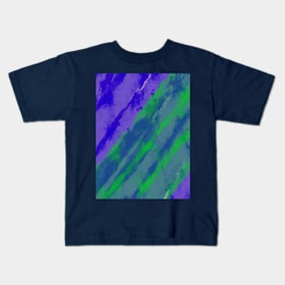 blue, mauve and green Kids T-Shirt